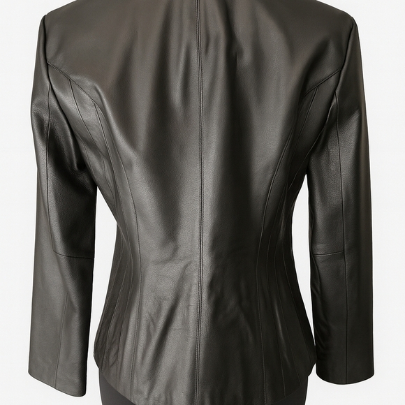 East 5th Genuine Leather Jacket – Petite Small - Picture 3 of 6